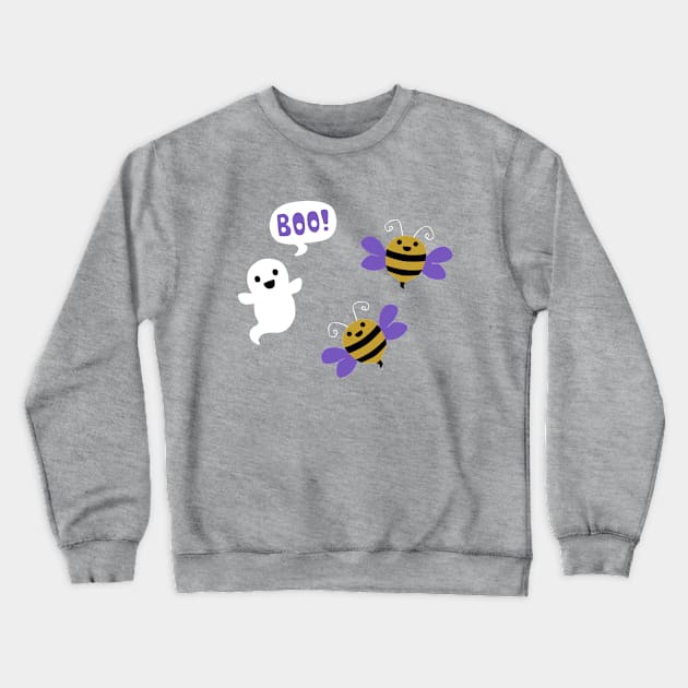 Boo Bees! Crewneck Sweatshirt by beckadoodles